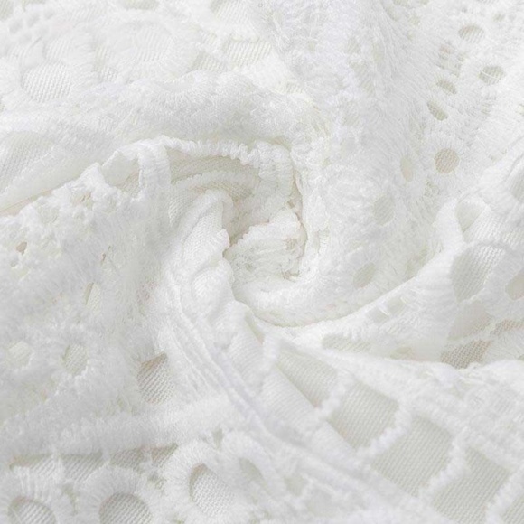 021 Boho White Backless Lace dress Beach cover up - Picture 6 of 6